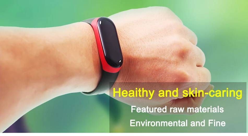 BOORUI mi band 3 ремешка двойной цвет mi band 3 Аксессуары pulseira mi band 3 сменный силиконовый ремешок для xiaomi mi3