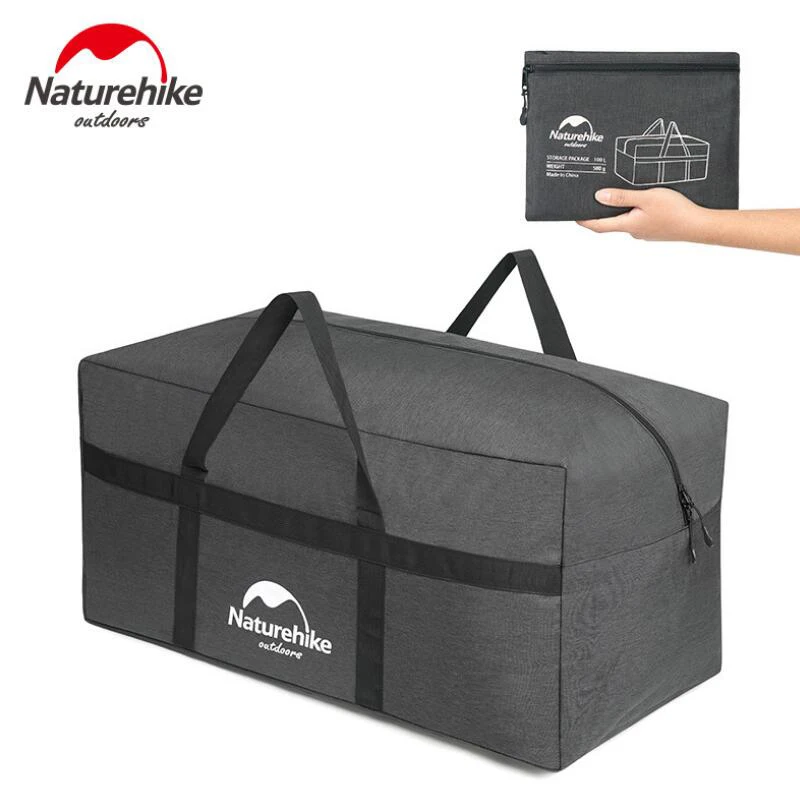 Naturehike 45L 100L дорожная сумка для хранения сумки большой Ёмкость сумка Для женщин Для мужчин Складные сумки унисекс Чемодан путешествия Сумки NH17S021-L