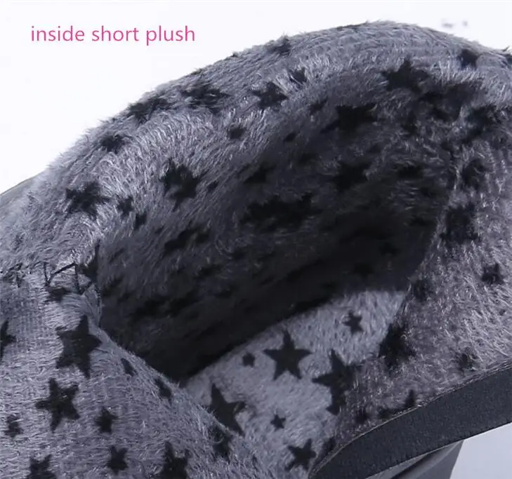 inside short plush ZXRYXGS/брендовые ботинки обувь из натуральной кожи женские ботинки г. Новая зимняя женская обувь зимние сапоги Нескользящие теплые сапоги с круглым носком - Цвет: inside short plush