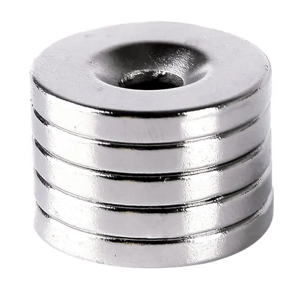 5 20 шт./упак. D20mm x3mm отверстие мм кольцо редкой земли сильные потайные неодимовые