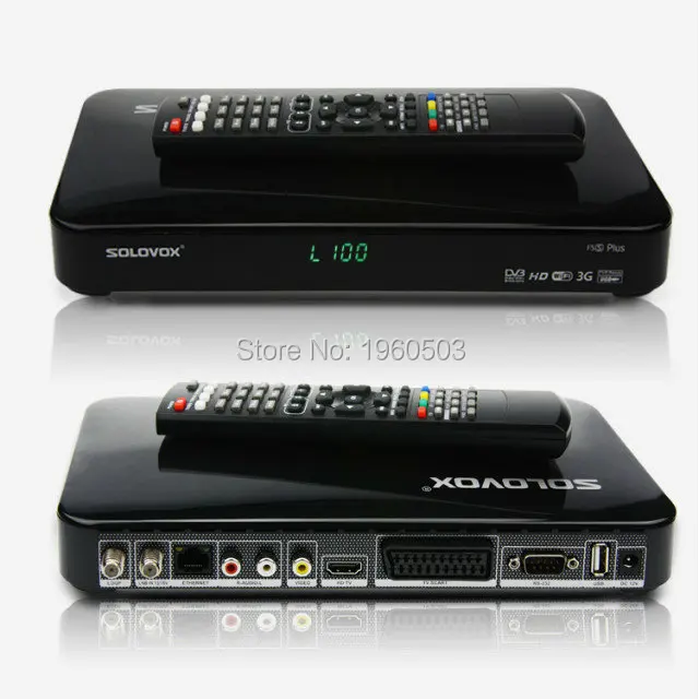 10 ШТ. Оригинальный solovox F5SPlus Спутниковый Ресивер/TV Box Поддержка USB 2 WEB TV Card Sharing 3 Г