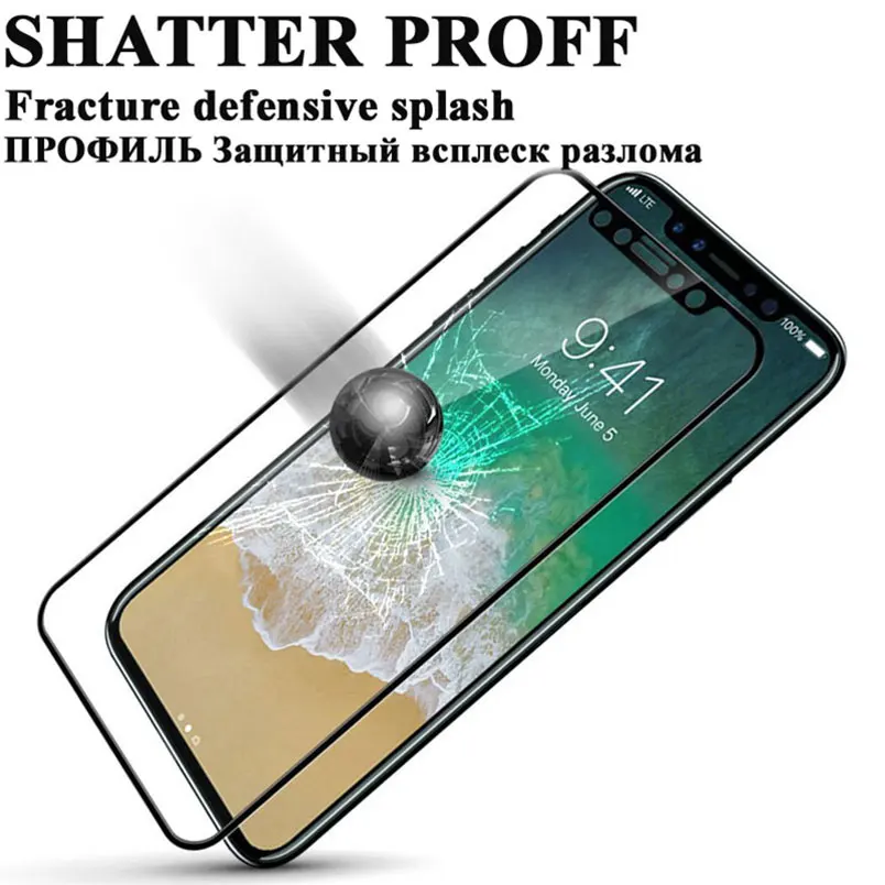 Защитная пленка на экран из закаленного стекла для iPhone 11 11r Pro Xs Max XR 8 5 6 6s 5c SE X 10 plus 7