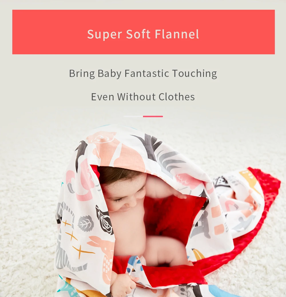Newborn Baby Blanket Infant Bebe Polar Dot Swaddle Wrap Envelope Blankets For Kids Baby Cartoon Blankets Bedding