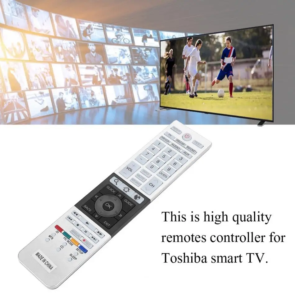 Для Toshiba Smart ТВ запасной пульт дистанционного Управление Услуги Ultra HD; Smart tv пульт дистанционного управления Управление для Toshiba CT-90430 CT-90429 CT-90427