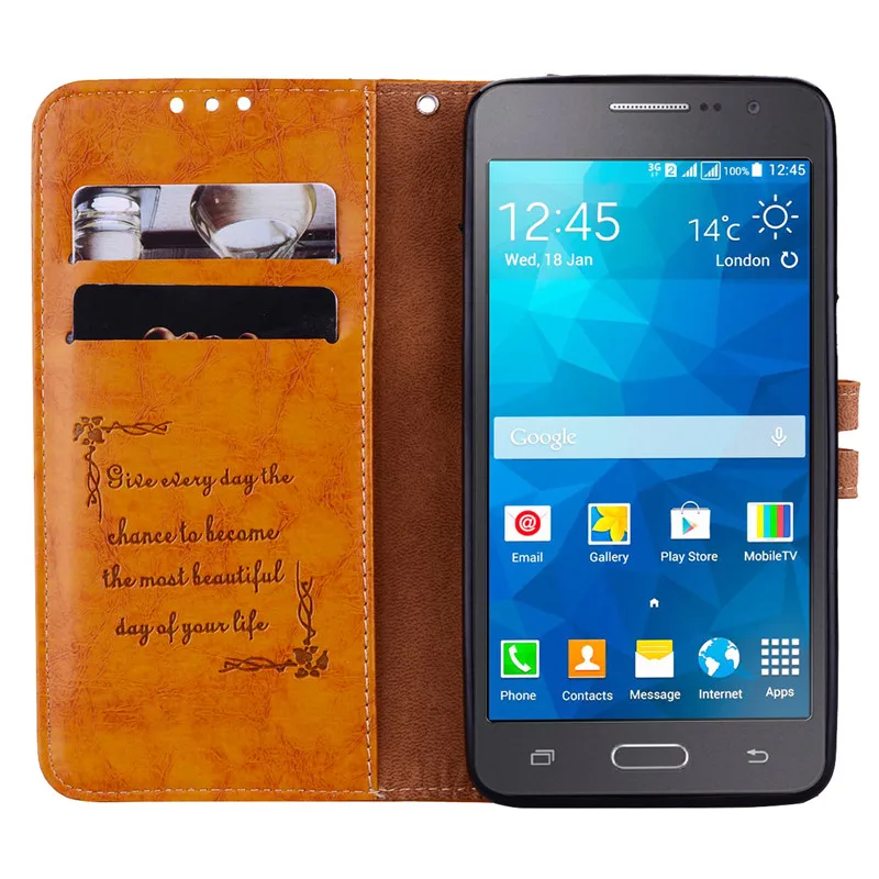Для Etui Coque samsung Galaxy Grand Prime G531H G530 G531 SM-G531F чехол мягкий кожаный из ТПУ кошелек для Grand Prime samsung чехол