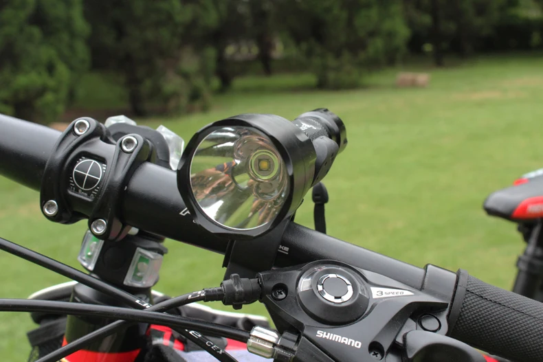 Высокомощный тактический светодиодный фонарик для кемпинга велосипедный фонарь