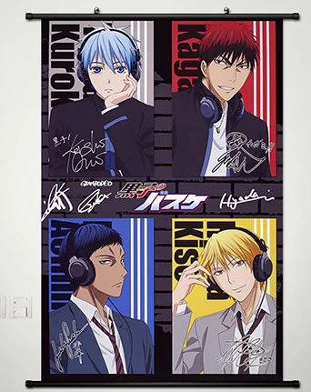 Аниме Манга Kuroko no Basuke Kuroko's Баскетбол без корзины свиток картина 60x90 см