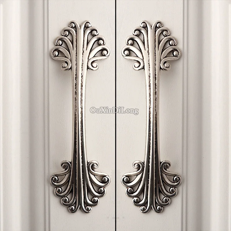 Элегантная и красивая Европейская антикварная кухонная дверная мебель ручки для