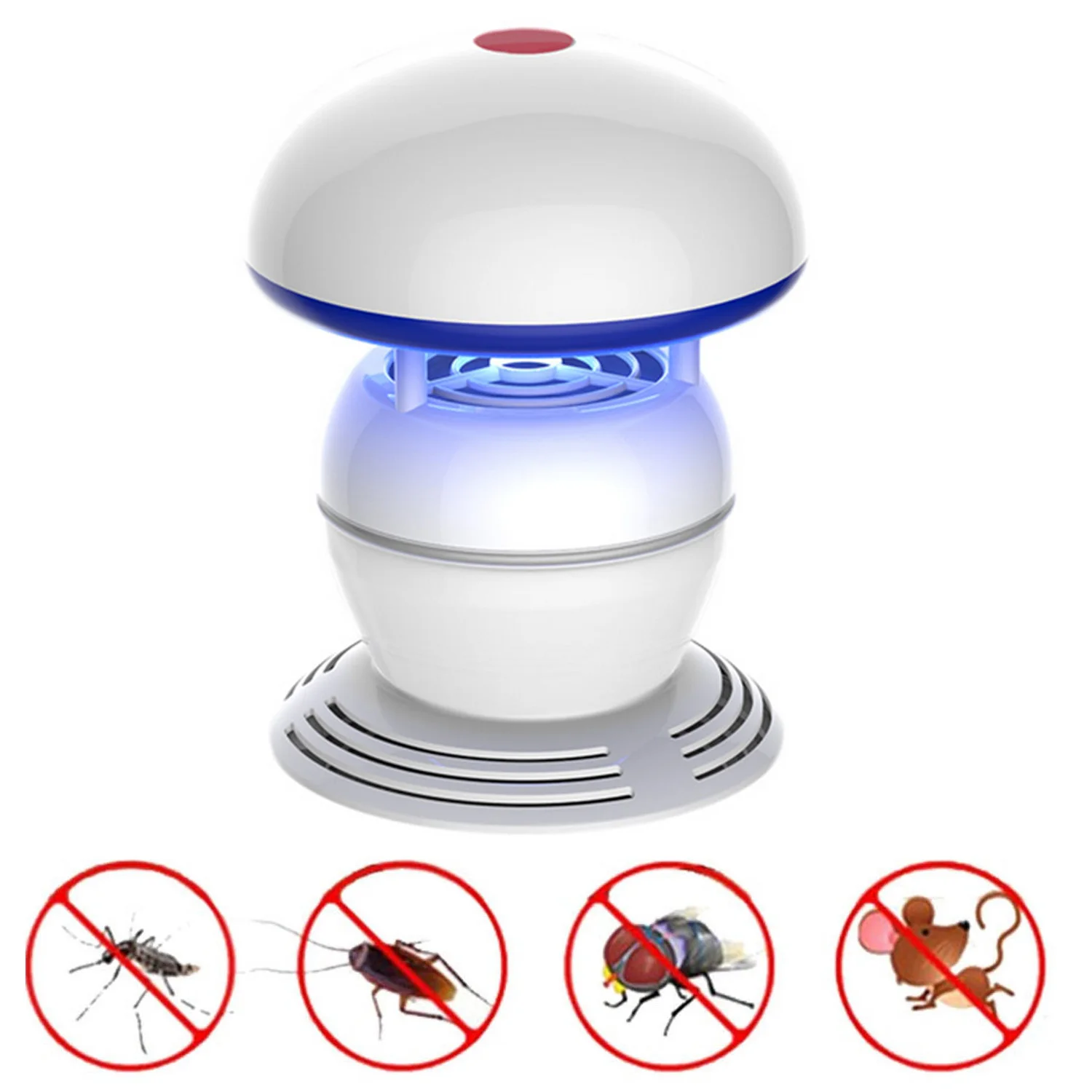 Behogar питаемые через USB порт сосать Электрический тихий светодиодный комаров