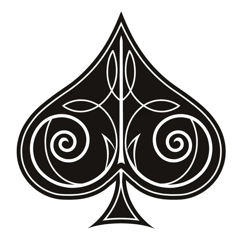 DCTOP вихревой декоративный Ace Of Spades стикер на стену гостиная диван виниловый