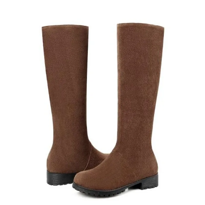 Women Boots Autumn and winter New style Thick bottom Square following Comfortable Leisure time High cylinder Keep warm boots