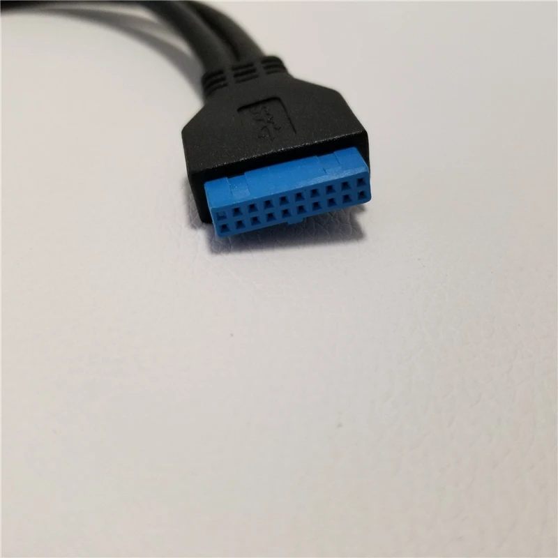 

Motherboard Mainboard 19Pin/20Pin USB 3.0 Female to 2 Port USB 3.0 A Female Data Cable for PC Computer DIY