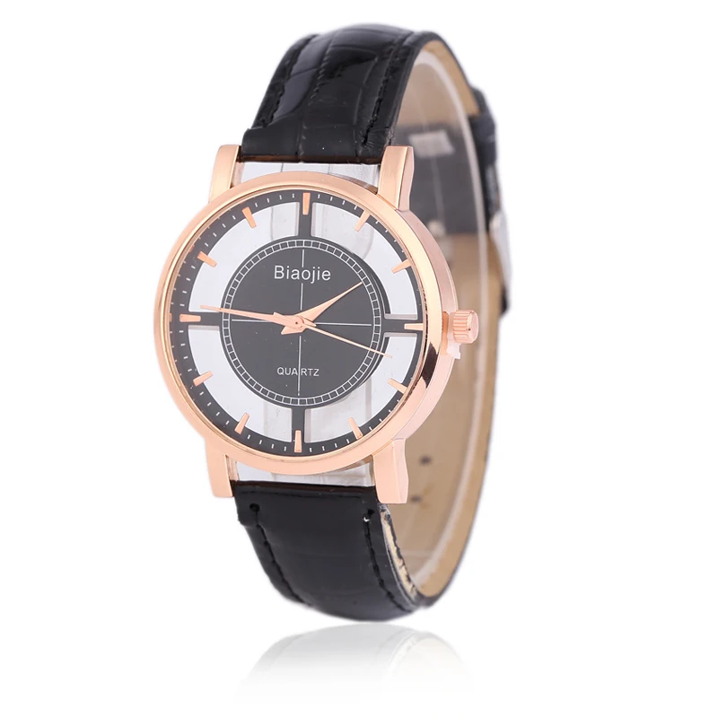 Мужские часы скелетоны Kaiverrus Hollow Reloj Hombre mekko kvartsi rannekello nahka nauha naiset kello relojes|Женские