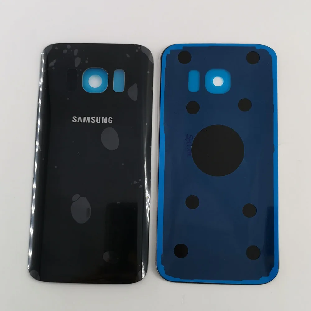 Для SAMSUNG Galaxy S7 G930F G9300 задняя Батарея крышка Дверь задняя 3D Стекло Корпус чехол на замену+ Защитная пленка Стикеры