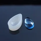 DIY прозрачная Жидкая силиконовая форма для ожерелья, ювелирных изделий, алмазного типа с отверстием, УФ-смолы, для самостоятельного изготовления ожерелий
