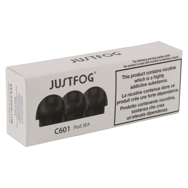 Оригинальный картридж JUSTFOG C601 24 шт. катушка 1 6 Ом встроенный бак 7 мл емкость для