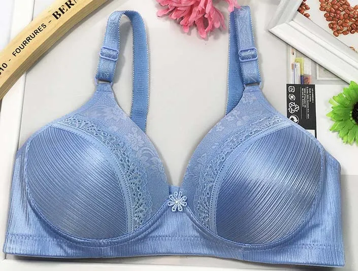 Кружевной топ женское нижнее белье беспроводной бюстгальтер 75 80 85 90 95 B C D чашка
