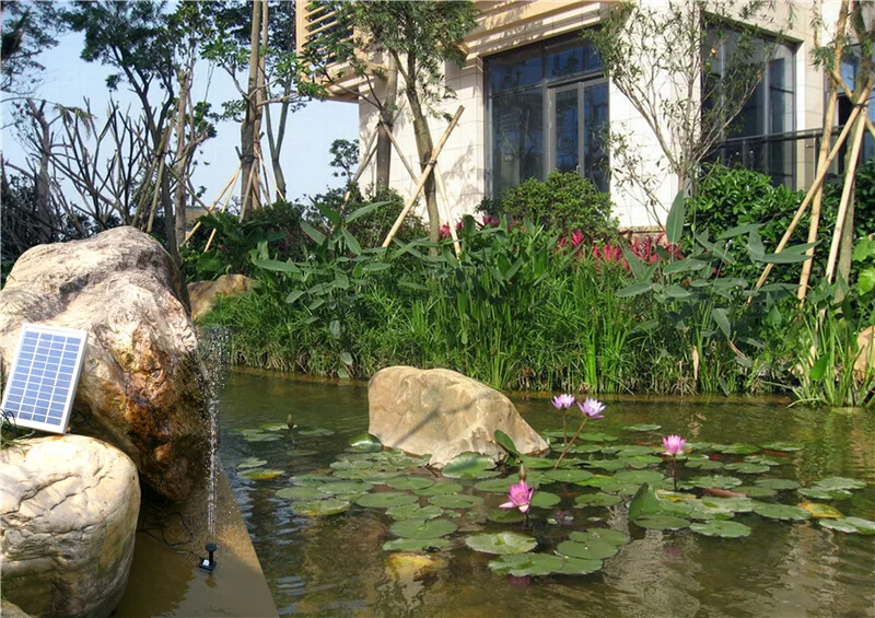 Gy-d-005 Large Power 5w Solar Energy Landscape Fountain Garden Brushless Dc Water Pump Обустройство дома
