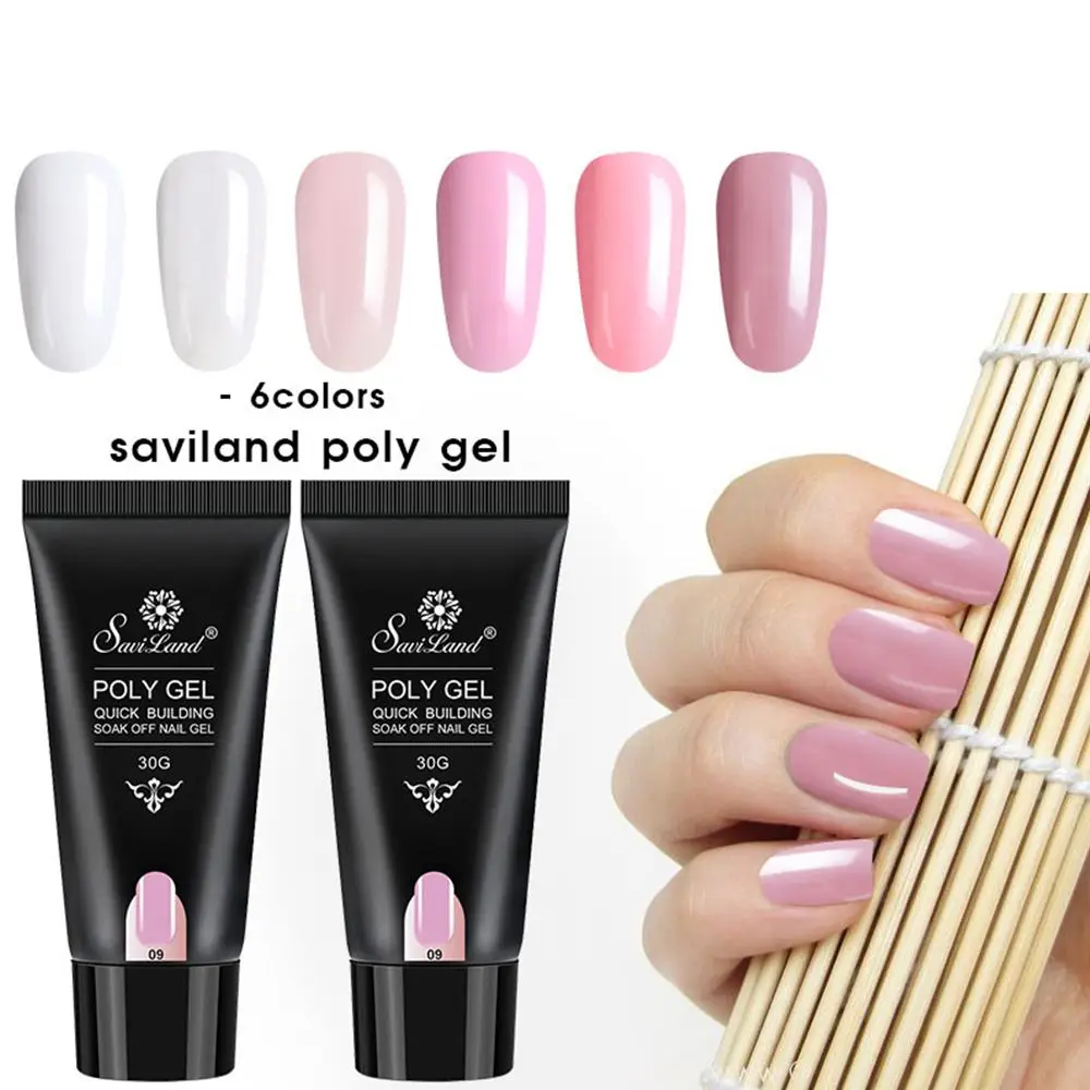 39 г Гелевые наборы Французский прозрачный дизайн ногтей Камуфляжный цвет