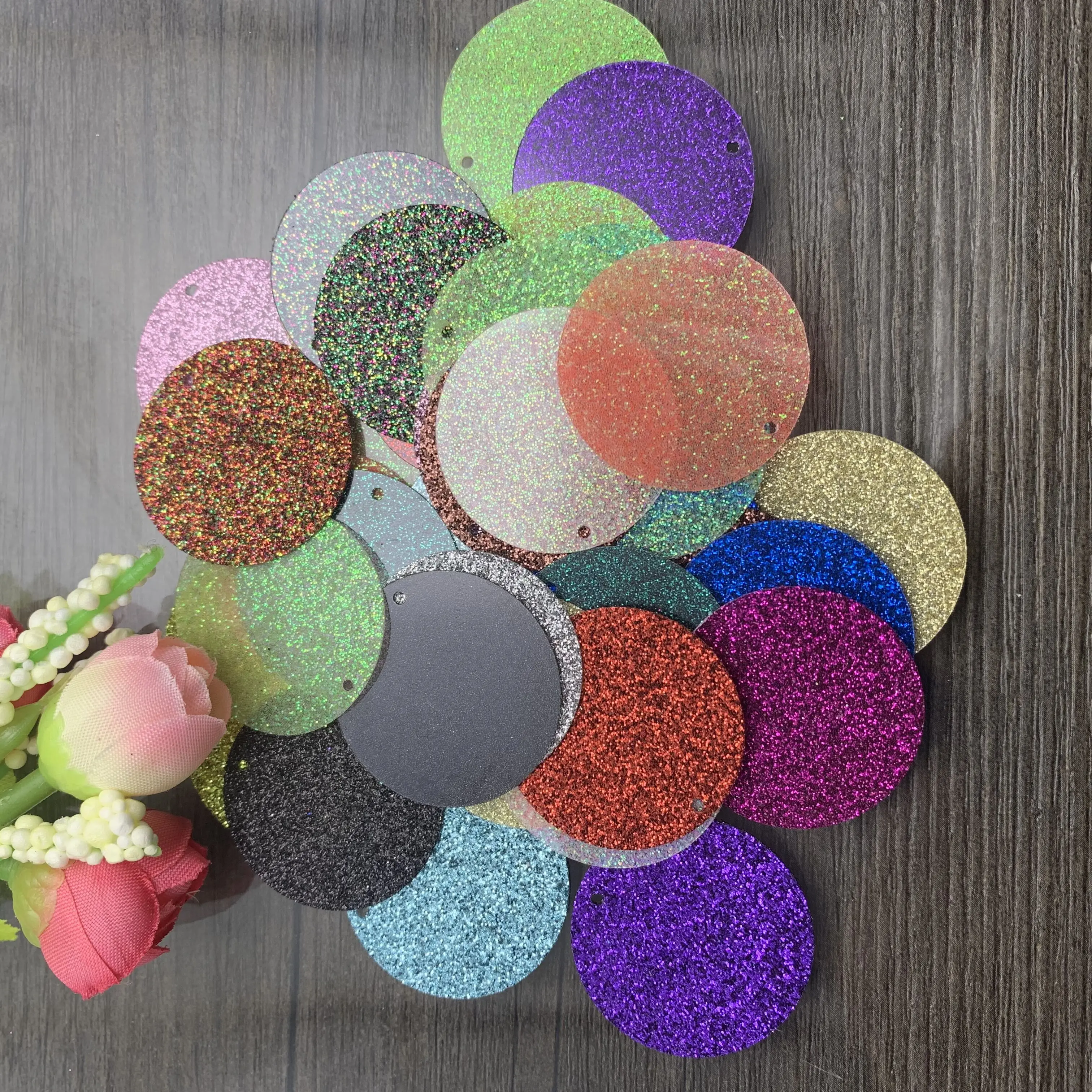 30 мм боковое отверстие блестки DIY аксессуары для одежды танцевальный костюм
