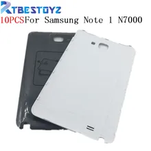 RTBESTOYZ 10PCS N7000 Note1 Back Battery Cover Door Housing Case For Samsung Note 1 i9220 Mobile Phone Repair Parts Replacement