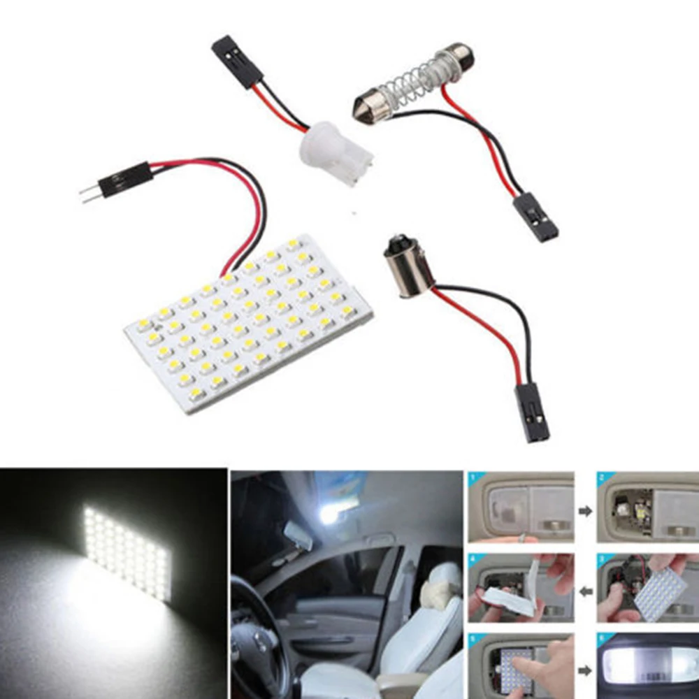 Светодиодсветодиодный лампа SEKINEW 48 SMD COB T10 4 Вт 12 В|interior accessories|car ornamentcar ornaments car