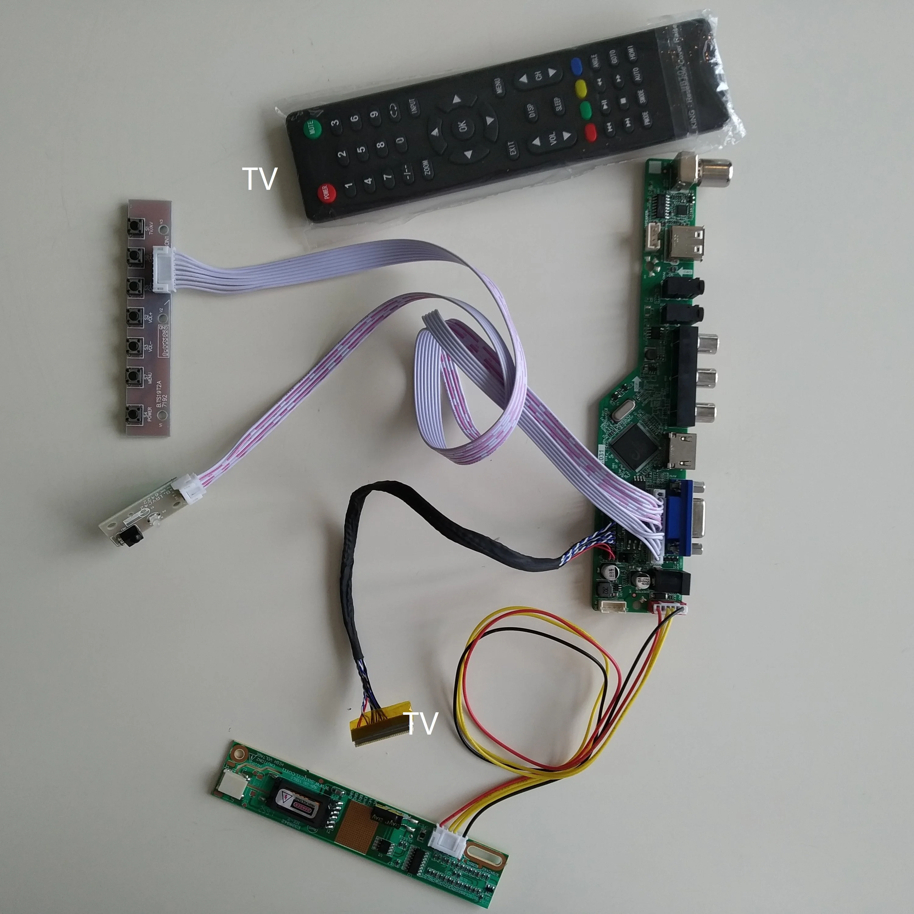 ТВ USB ЖК-дисплей светодиодный аудио VGA AV 1 флуоресцентные лампы с холодным катодом