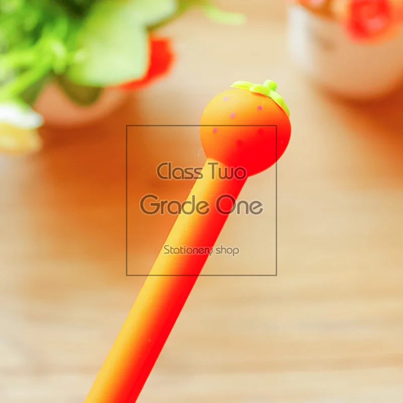 1 шт./лот новый силикагель фруктовая нейтральная ручка креативная для письма