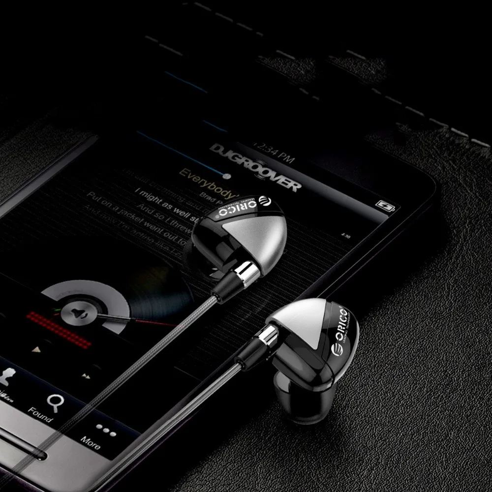 Наушники ORICO In ear Hifi музыкальные водонепроницаемые наушники Super Bass 3 5 мм с