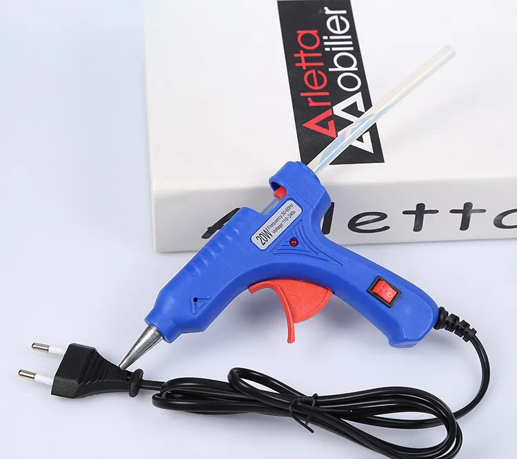 

Клеевой пистолет ATORCH DGKS 1+13 20 Вт синего/белого цвета