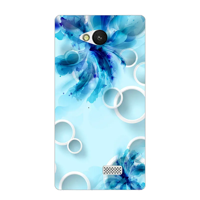 Мягкий силиконовый чехол для LG F60 D390N D392 D393 MS395 чехлы с бабочками цветами