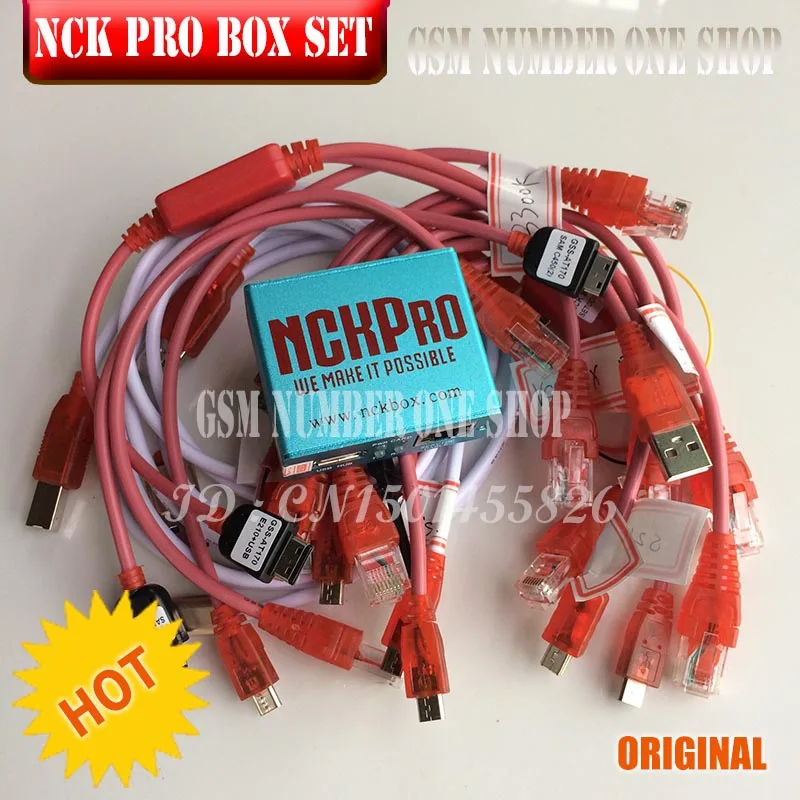 New. Newest version Original NCK Pro Box NCK Pro 2 box (support NCK+ UMT 2 in 1)new update For Huawei Y3,Y5,Y6 + 15 cables . enlarge