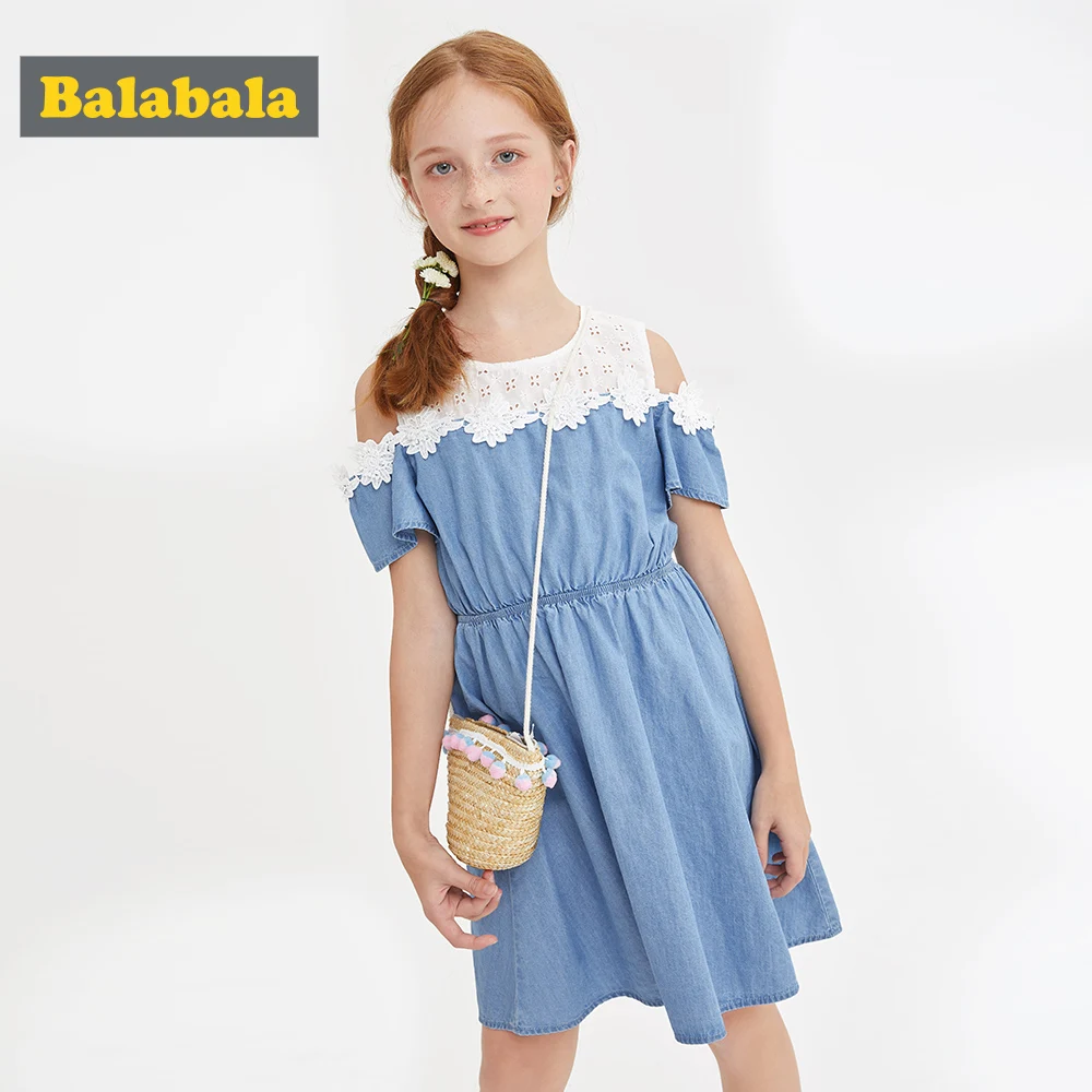 Платье для девочек с животными BalabalaBaby платье принцессы коротким рукавом Детская