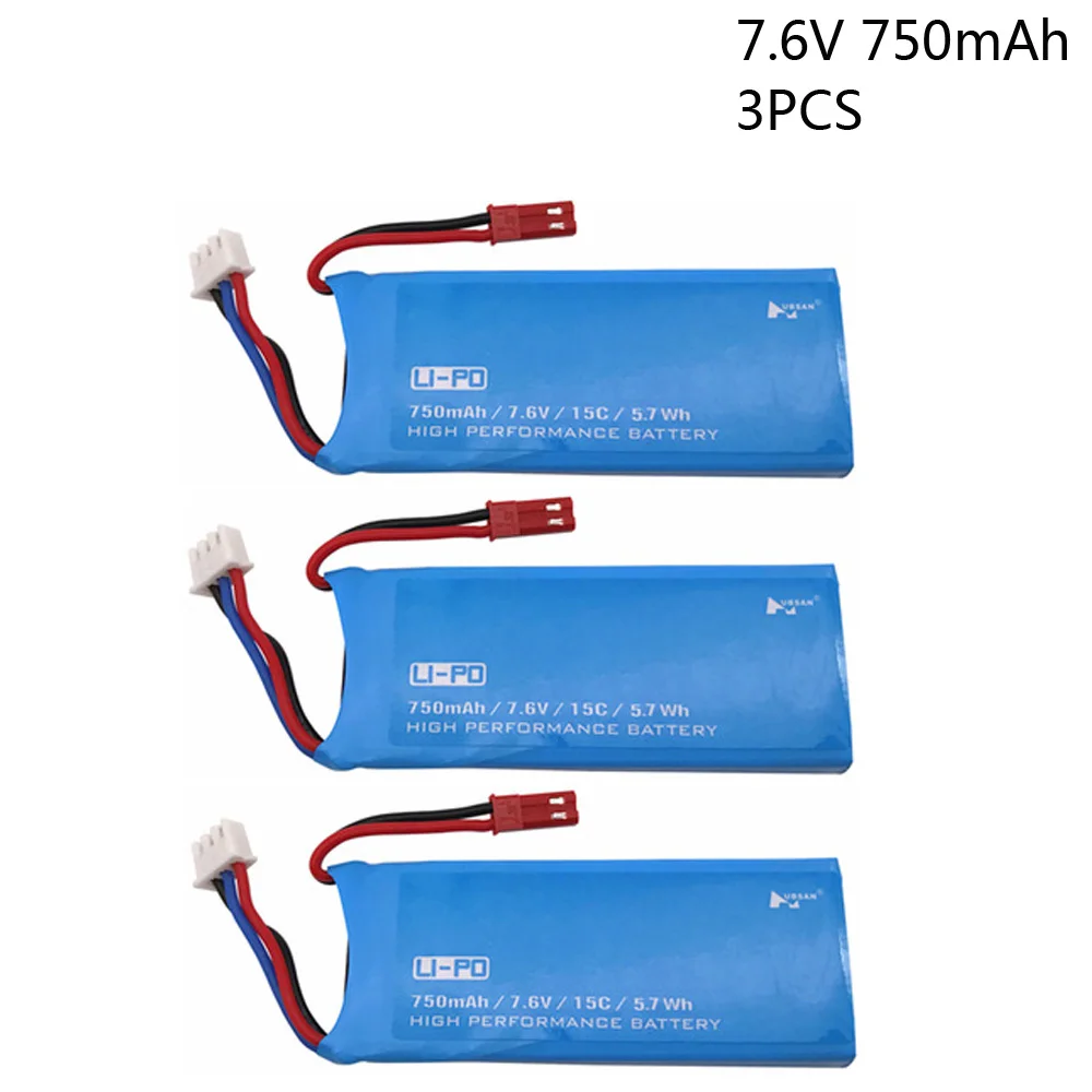 Original Battery for Hubsan H216A X4 RC Quadcopter Spare Parts 7.6V 750mAh toy battery Drone Backup 15C 2PCS | Игрушки и хобби