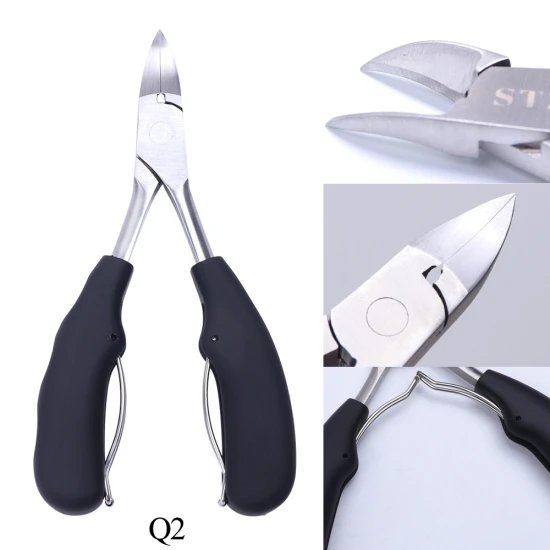 STZ-Q2 STZ профессиональные ножницы-щипцы для кутикулы из нержавеющей стали для ногтей, триммер для вросших ногтей, инструменты для удаления Q1-8 - Цвет: STZ-Q2