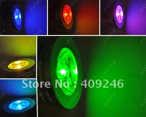 MR16 3W RGB Вспышка светодиодные лампы + пульт дистанционного управления 16 видов