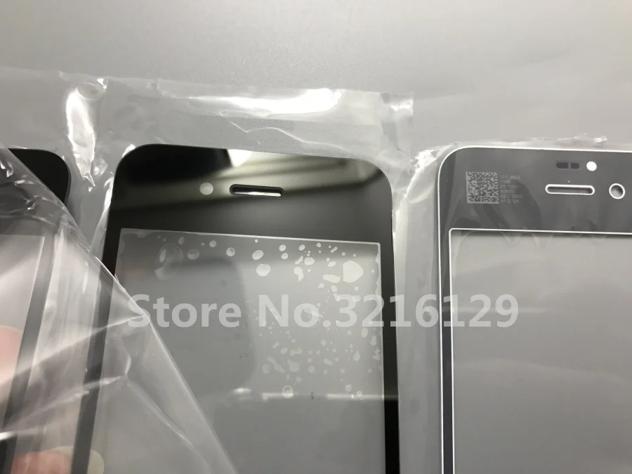 10 шт./лот наружное стекло объектива переднего экрана для iPhone 4 4S Стекло Запасная часть черный/белый А+ качество