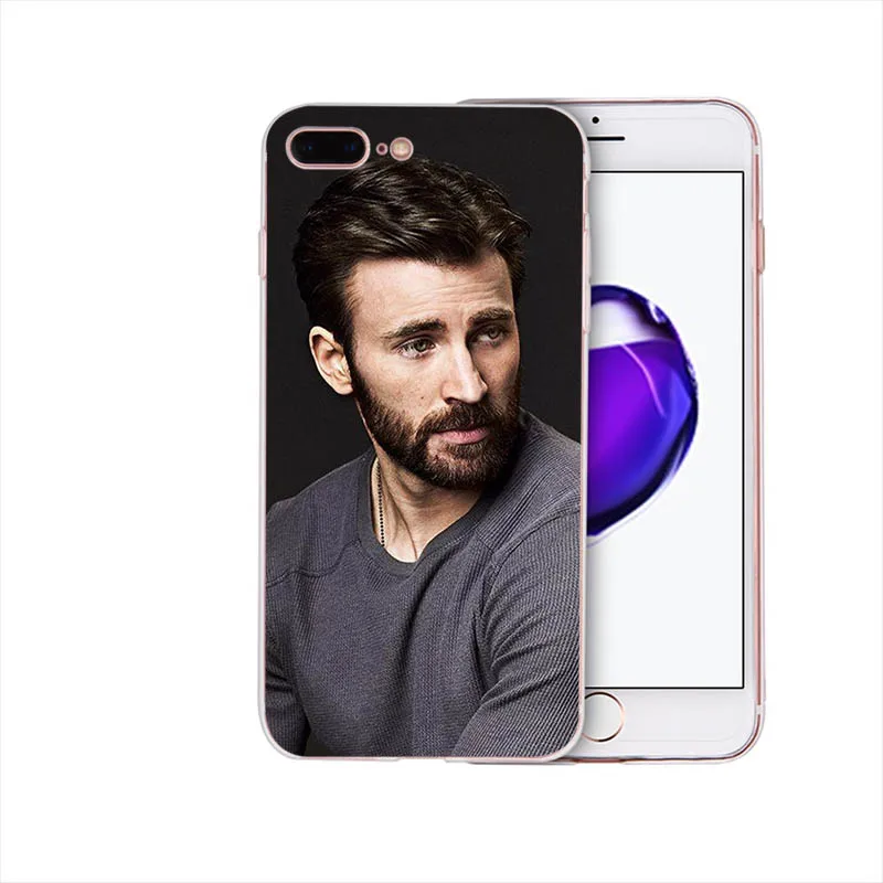 Криса Эванса Марвел Капитан Америка мягкий чехол для iPhone X чехол для телефона XS max XR 6plus 6s 6 Coque 5 5S SE 7 8 8plus 7plus Funda - Цвет: case 30