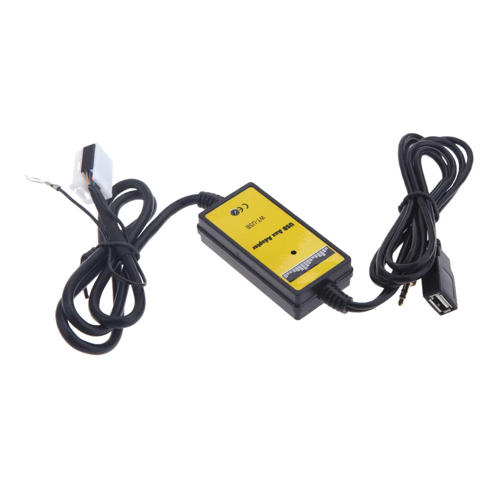 Автомобильный USB Aux in Кабельный адаптер mp3 плеер радио интерфейс для VW Audi Skoda Seat 12Pin