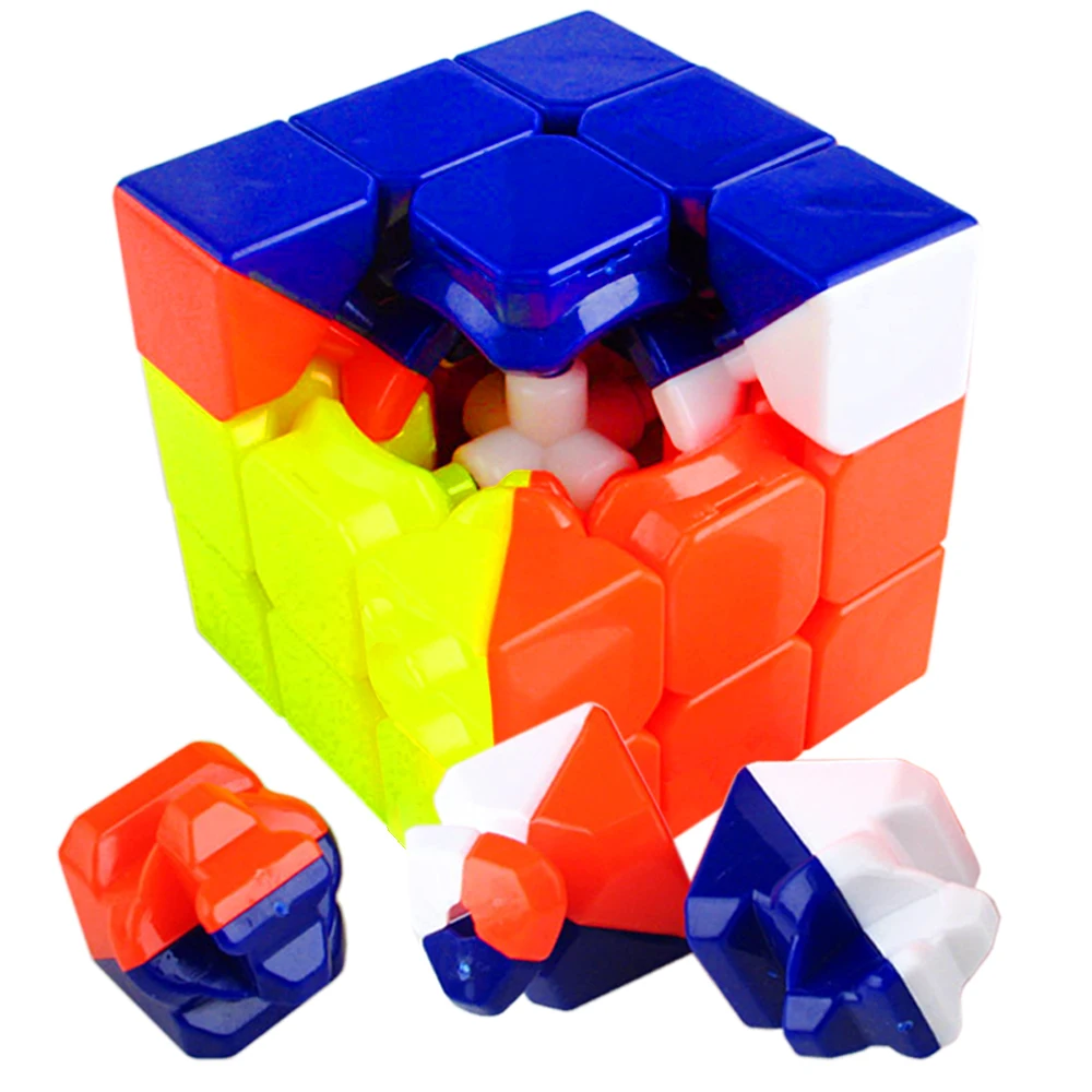 Скоростные магические Кубики-пазлы 3*3 на 3x3 YJ YongJun Cube 2*2*2 Cubo Megico 2x2x2 два трехслойных