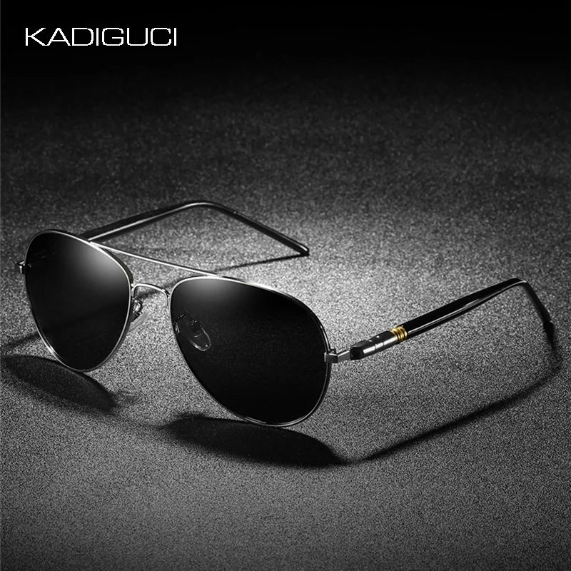 Kadiguci солнцезащитные очки-авиаторы Для Мужчин Поляризованные классические и