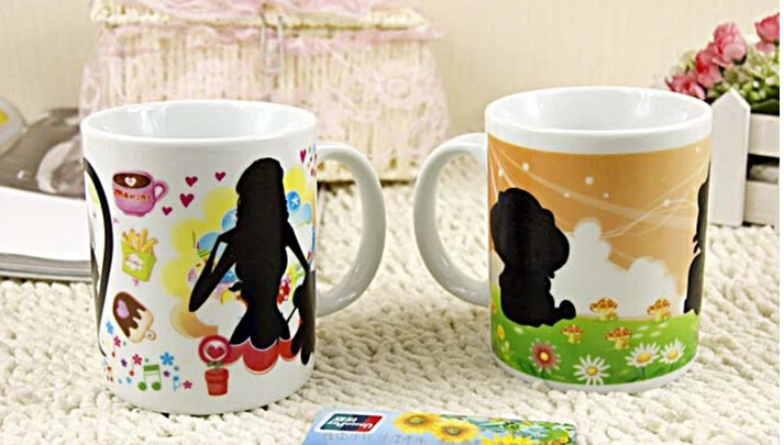 1 шт. чаша для пробуждения меняющая цвет кружка волшебная высококачественная