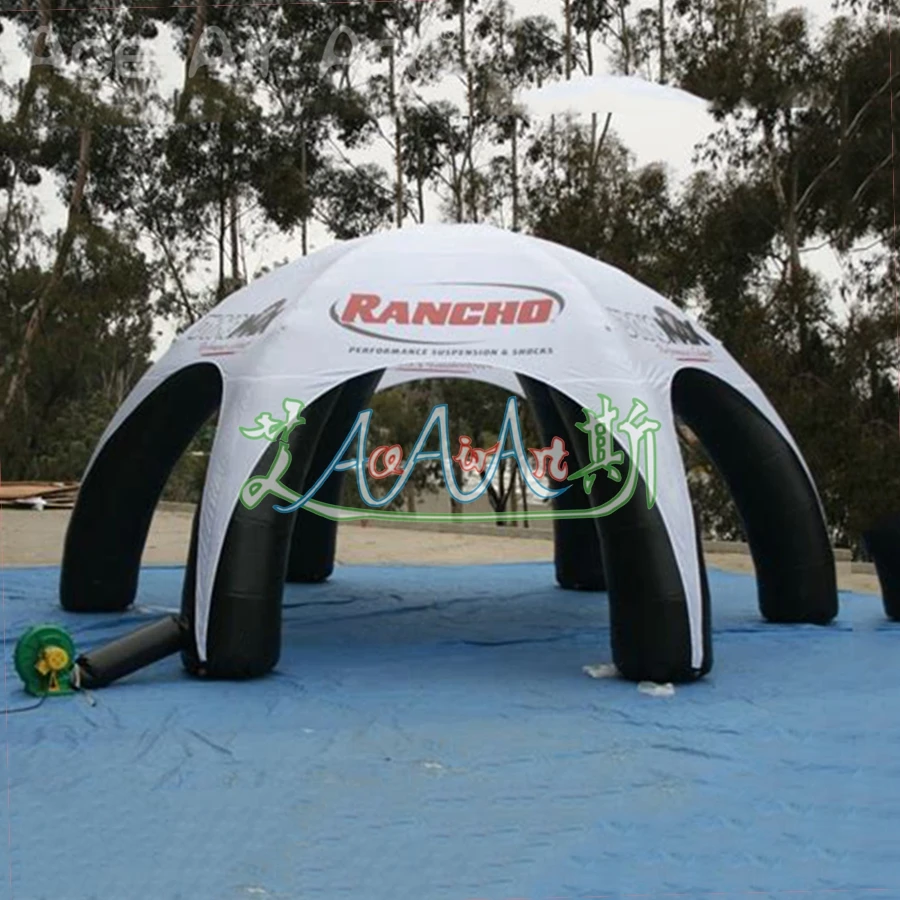

8m Diameter Inflatable Spider Tent Event Stations Air Dome Canopy Tent with Removable and Changable Cover for Advertising
