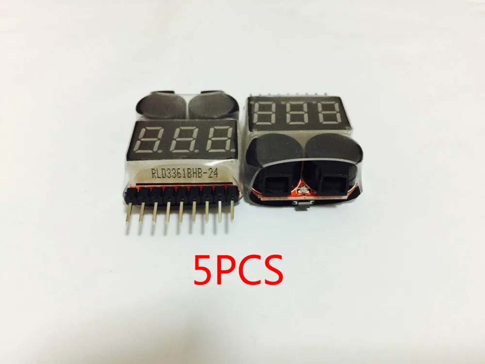 5 шт. для 1 8S Lipo/li ion/Fe Напряжение батареи 2 в тестер низкое напряжение звуковой