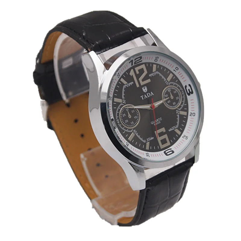 Деловой мужской кварцевый ремешок с кожаным ремешком|watch brand|watch designer brandswatch watch |