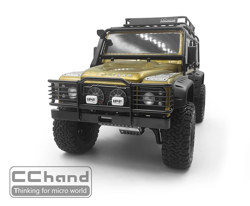 1/10 rc гусеничная модель автомобиля металлический передний бампер в сборе для 1:10 масштаб traxxas trx4 defender игрушки на дистанционном управлении грузовик
