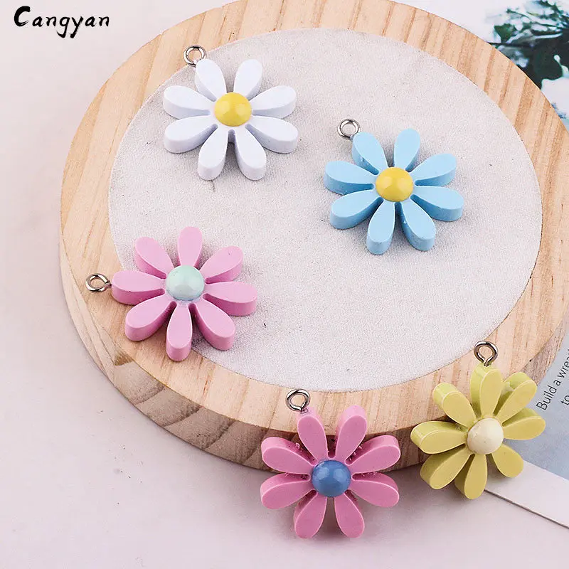 5 шт. 3D моделирование цветков DIY игрушка аксессуары маленькая свежая Смола