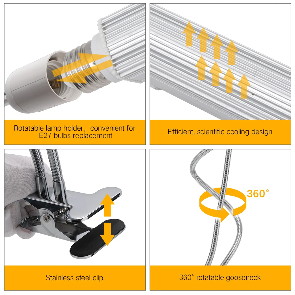 LED растительный свет Full Spectrum 380~800NM 45W 88 Dimmable Growing Lamp с таймером для выращивания растений в помещении, теплице, цветах и фитолампы.
