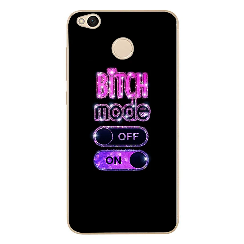 Quotes hi bitch Cover Soft Silicone TPU Phone Case For redmi4A 4X 5 5a 5Plus note4 for xiaomi4 6X 8 note3 miX2S | Мобильные телефоны