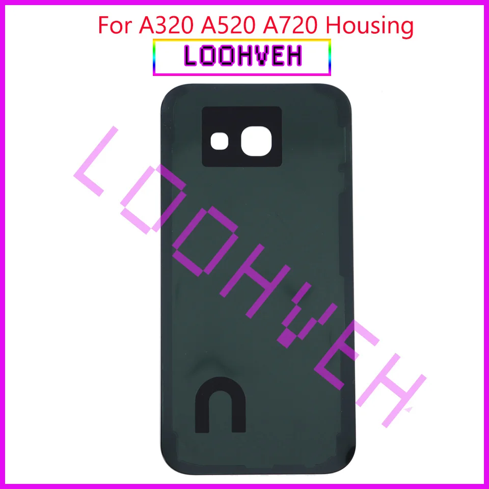 A320 A520 A720 запасная стеклянная крышка для Samsung Galaxy A3 A5 A7 2017 задняя с клеем | Мобильные